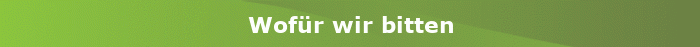 Artikel Wofür wir bitten